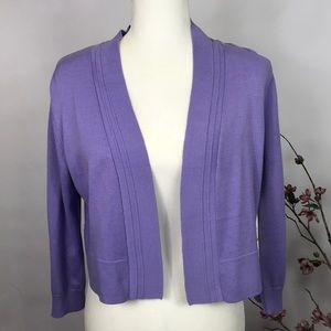 Black Label Crop Sweater NWT